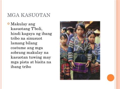 kasuotan ng mga t'boli|Ang Disenyo ng Kasuotang T'boli Bilang Salamin sa .